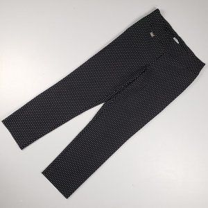 Lisette Black Polka Dot Skinny Pants Size 8